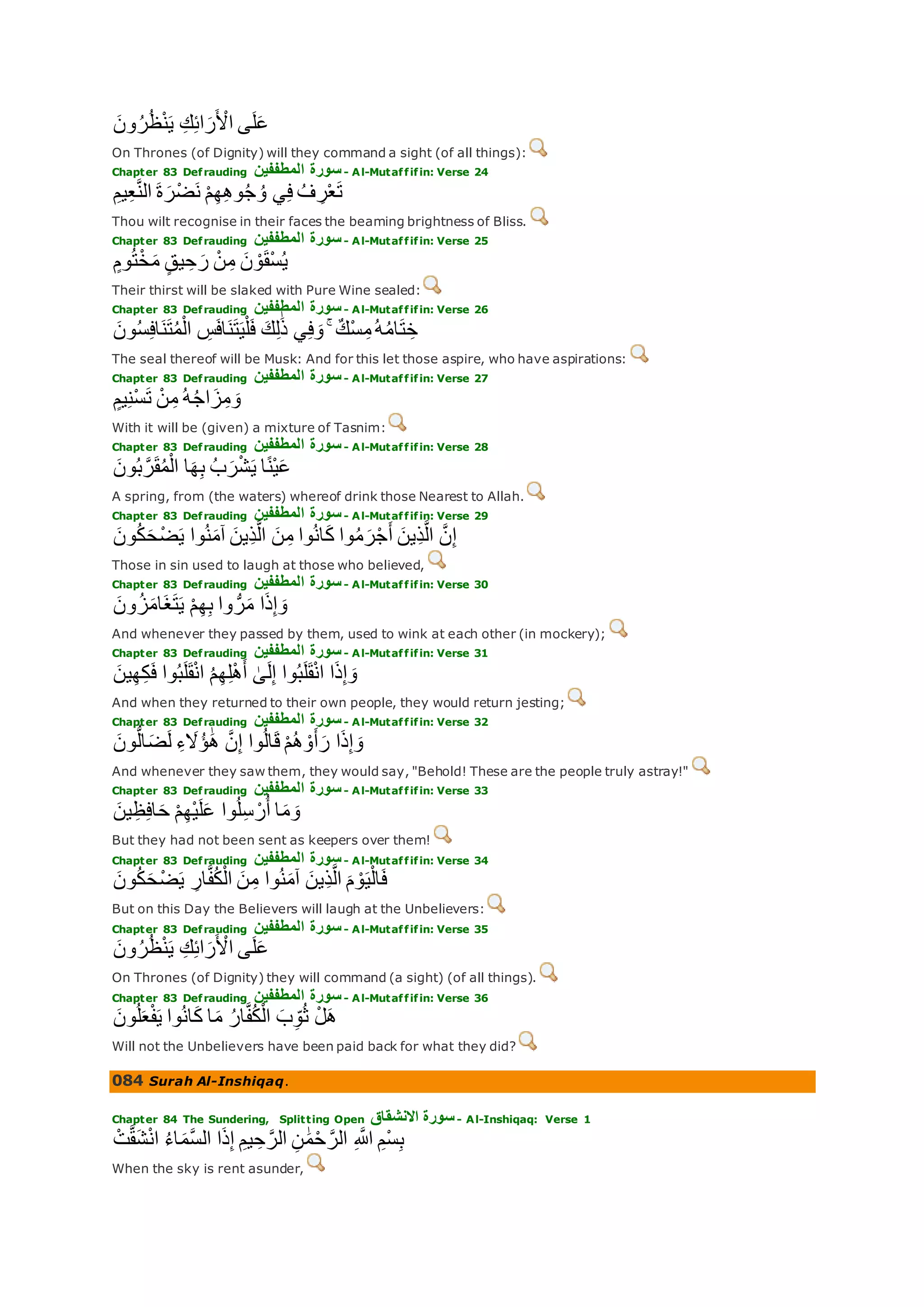 Translation of meaning Qur'an By Yusuf Ali
