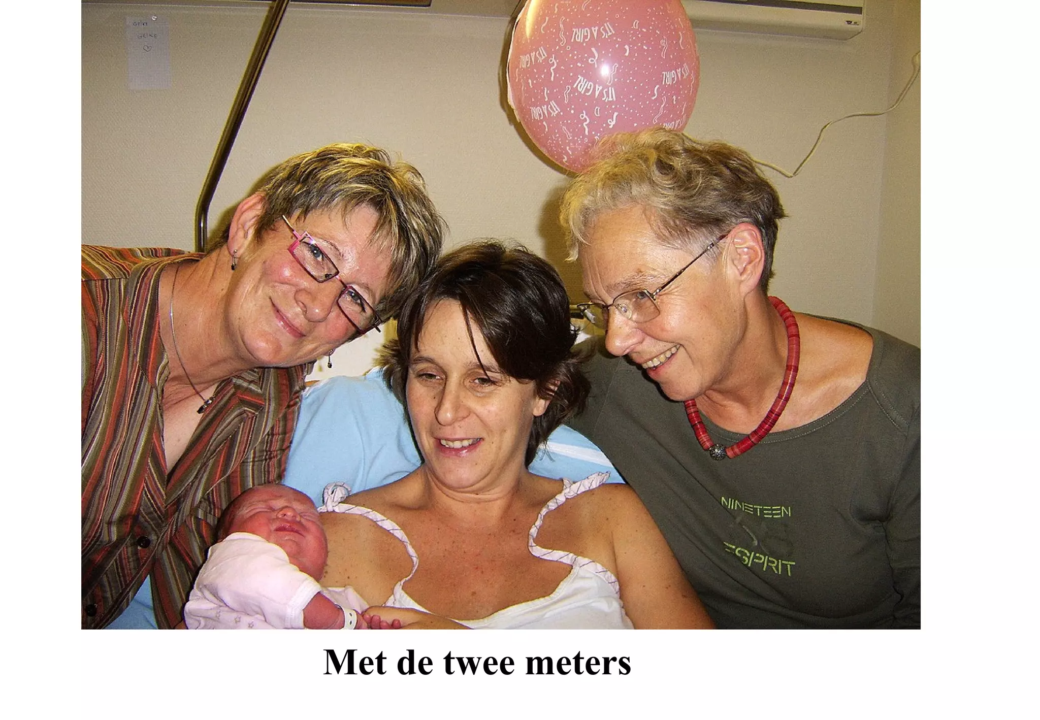 Met de twee meters
 