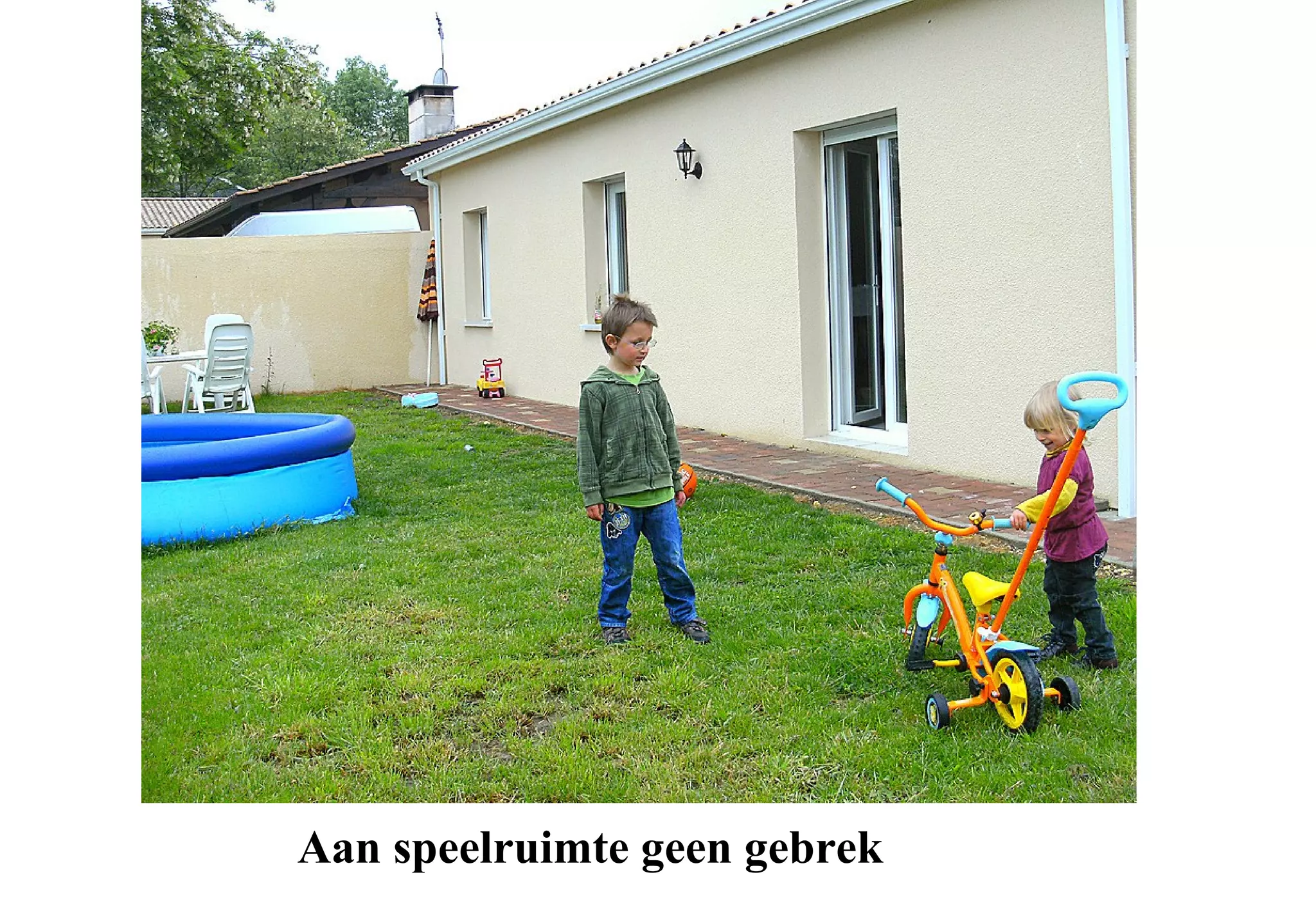 Aan speelruimte geen gebrek
 