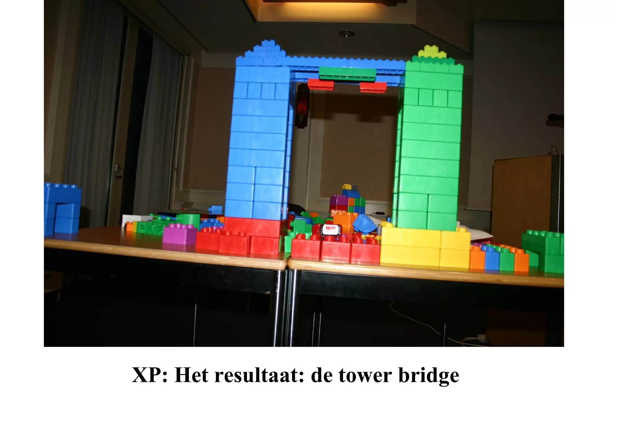 XP: Het resultaat: de tower bridge
 