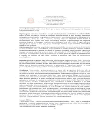 Plano Gestão Profa Yvete Gabriel Atique 