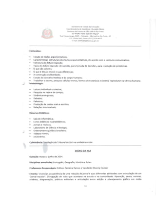 Plano Gestão Profa Yvete Gabriel Atique 