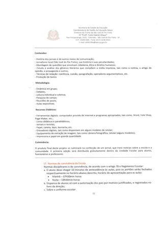 Plano Gestão Profa Yvete Gabriel Atique 