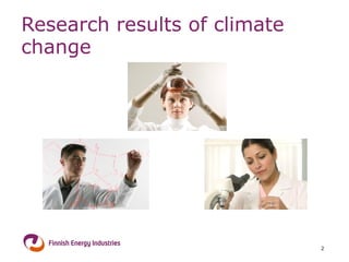 Research results of climate change 