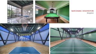Sports Complex – Actual Shot @ site
Bangalore
 