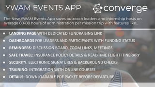 YWAM Converge 2 0 for Partners PDF Undergraduate Education