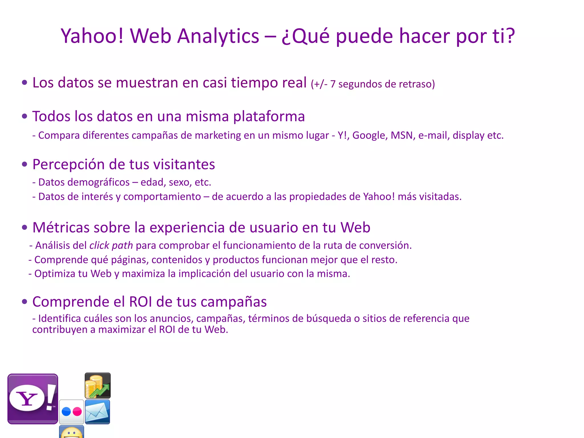 Yahoo! Web Analytics | PPT