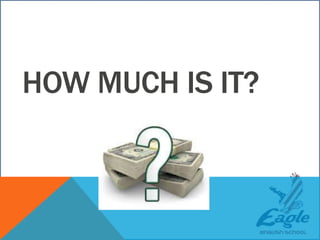 HOW MUCH IS IT?
 