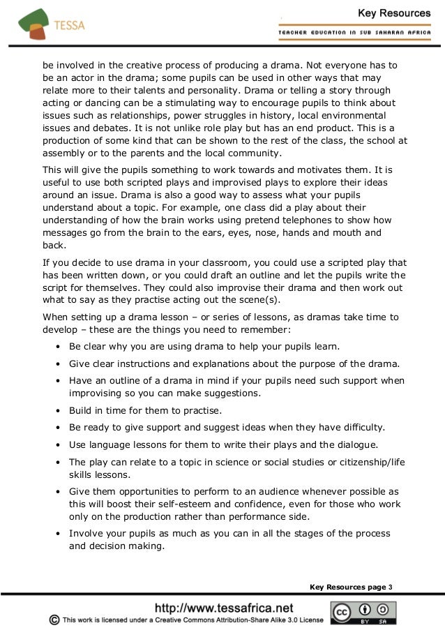 Teacher Resource Guidebook Using Role Play, Dialogue, Drama in the