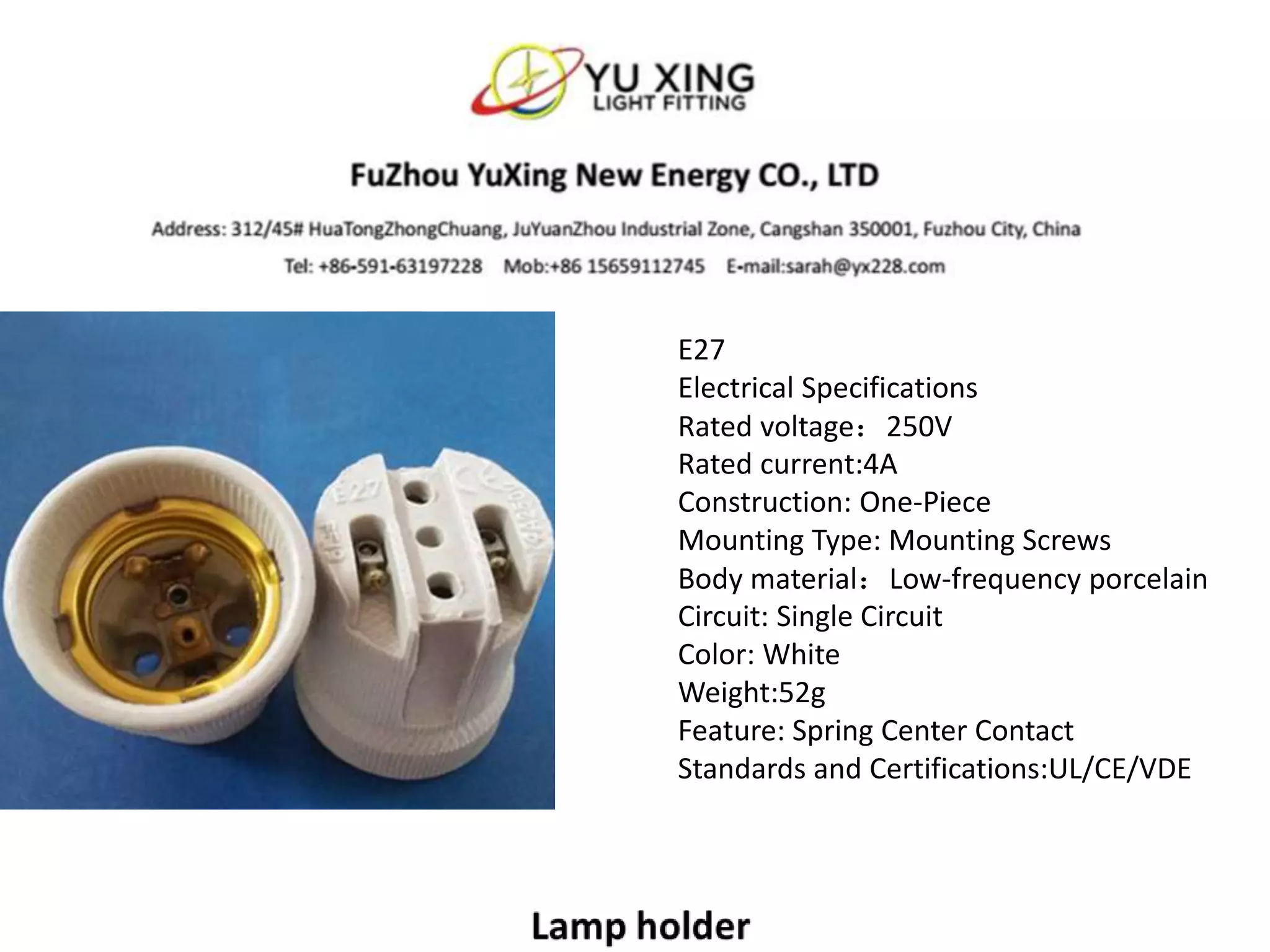 lamp holder adaptor | PPT