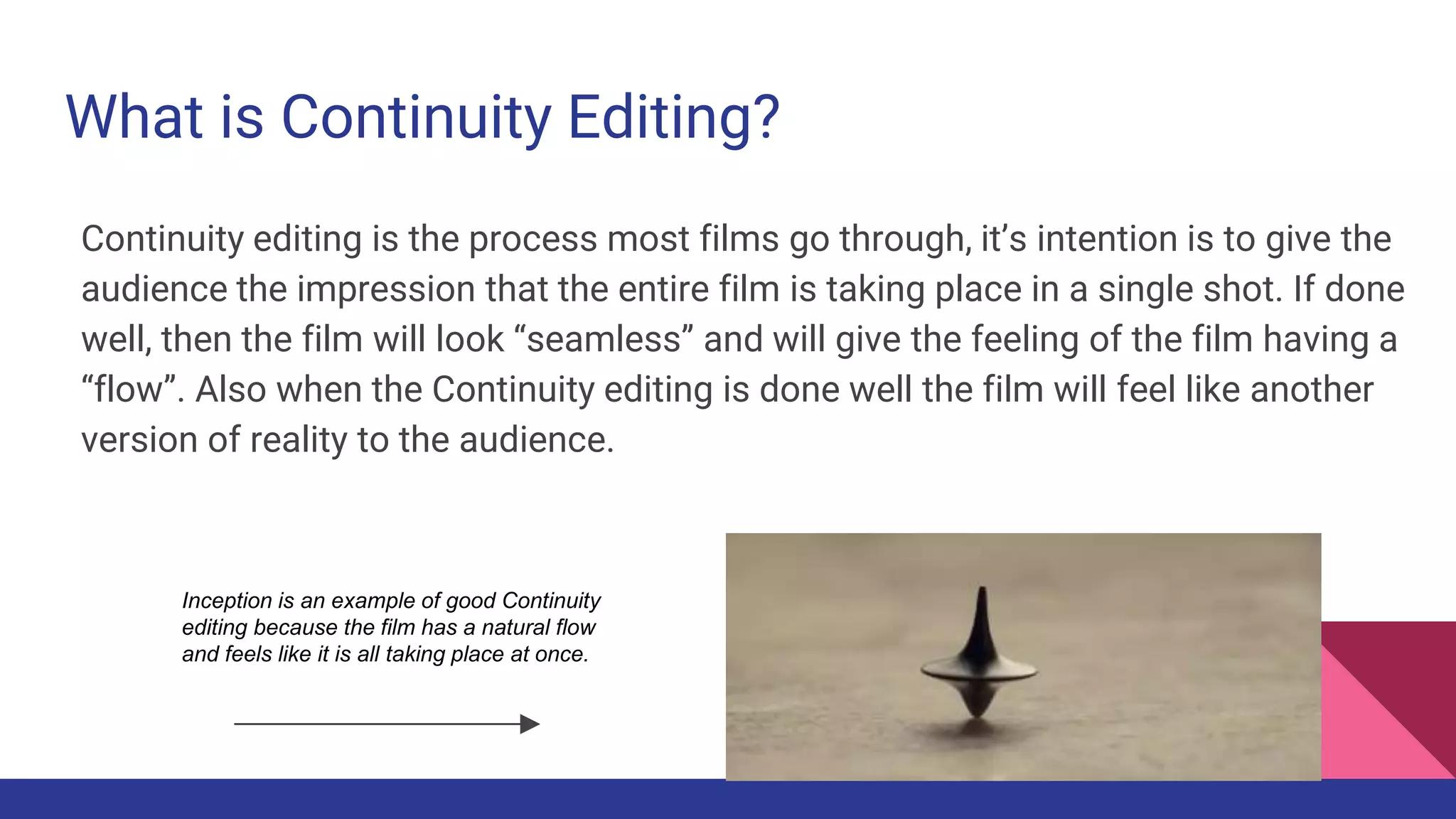 Continuity editing | PPT