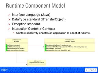 7irene Application Reference Model - Presented at OT2004 | PPT