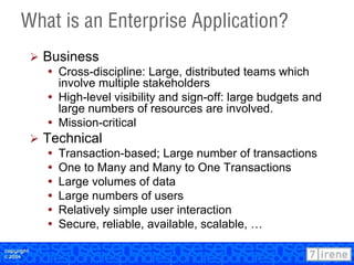 7irene Application Reference Model - Presented at OT2004 | PPT