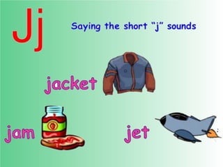 Flashcards and posters J j