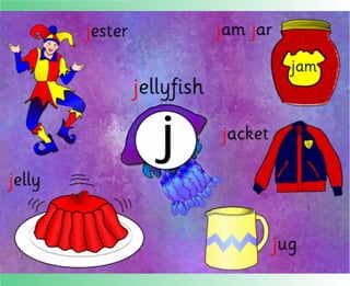 Flashcards and posters J j