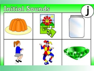 Flashcards and posters J j