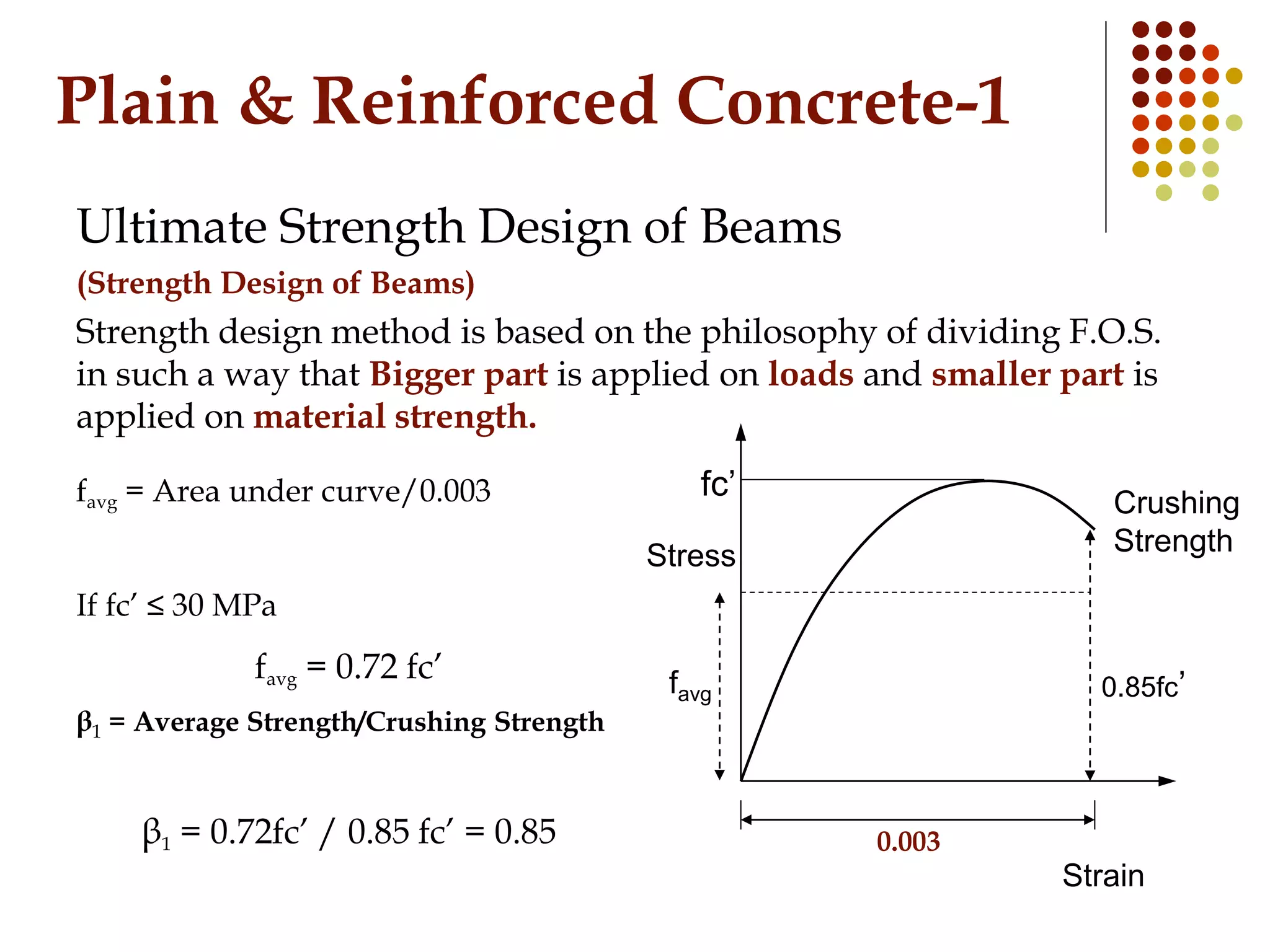 Lec 8-9-flexural analysis and design of beamns | PPT