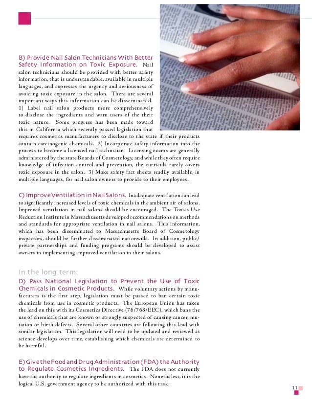 Glossed Over Health Hazards Associated with Toxic Exposure in Nail