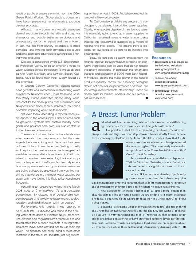 Researchers Discover Chemical Carcinogen in Popular Laundry Detergent