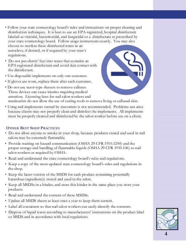 Protecting the Health of Nail Salon Workers