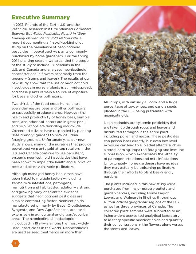 Bee Toxic Pesticides Found In Bee Friendly Plants Sold At Garden Cent