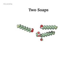 Oil, Lye and and Soap
Two Soaps
 
