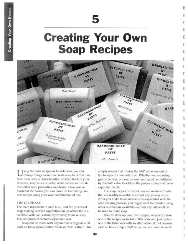 Creating your Own Soap Recipes A Guide for Making your own Soap