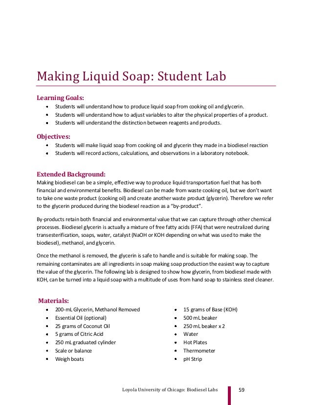 Making Liquid Soap Teacher Manual A Guide for Making your own Soa…