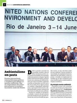 111
GE GEOGRAFIA 2018
5 BIOSFERA CÓDIGO FLORESTAL
1 . ÁREA DE PRESERVAÇÃO PERMANENTE (APP)
São áreas, cobertas ou não por vegetação nativa,
que devem ser protegidas. Essas áreas têm a
função ambiental de preservar recursos hídricos,
paisagens, estabilidade geológica, biodiversidade,
além de proteger o solo e assegurar o bem-estar das
populações humanas que vivem no local. As APPs
representam cerca de 20% do território nacional.
PRINCIPAIS PONTOS
• São admitidos alguns usos, desde que considerados
de interesse social ou baixo impacto, somente em
áreas rurais consolidadas – trata-se dos imóveis
estabelecidos antes da promulgação da Lei de
Crimes Ambientais, em julho de 2008.
• As multas referentes aos desmatamentos
realizados pelas áreas rurais consolidadas
serão convertidas em serviços de preservação
e melhoria do meio ambiente.
APP
Topos de morro
São consideradas APPs os morros com altura
mínima de 100 metros e inclinação média de 25º.
APP
Encostas
São consideradas APPs as encostas
com declive acima de 45º. Aquelas com
declividade inferior a 45º agora podem ser
exploradas sem restrições.
APP
Nascentes
Um raio mínimo de 50 metros
deve ser preservado nas áreas
não desmatadas. Nas áreas rurais
consolidadas, a proteção passou
a ser de 15 metros no mínimo.
APP
Manguezais
São consideradas APPs
em toda a sua extensão.
A nova lei prevê a criação
de camarão e salinas em
áreas de apicuns e salgados.
A ÁREA DE PRESERVAÇÃO
VARIA CONFORME O BIOMA
2 . RESERVA LEGAL
Área localizada no interior
de propriedade rural necessária
ao uso sustentável dos recursos naturais. É proibido
desmatar a área de reserva legal, mas é permitida
a exploração econômica com manejo sustentável.
PRINCIPAIS PONTOS
• O percentual mínimo de cada propriedade a ser preservado
como reserva legal varia conforme o bioma (veja ao lado).
Em alguns casos, é permitido incluir as APPs nesse percentual.
AMAZÔNIA 80%
CERRADO (na Amazônia Legal) 35%
CERRADO (fora da Amazônia Legal) 20%
OUTROS 20%
[2]
APP
Mataciliar
Éaformaçãovegetal
presentenasmargensde
rios,córregos,lagos,represase
nascentes.Suapreservaçãoéimportante
paraevitaroassoreamentodosrios,protegeras
nascenteseconservarabiodiversidade.Nasáreasainda
nãodesmatadas,prevaleceoestabelecidonaleianterior:afaixa
demataciliarprotegidavariade30a500metros,conformealargurado
cursod’água.MasonovoCódigoémenosrigorosocomasáreasrurais
consolidadas.Demodogeral,nessasáreas,afaixademataciliaraser
preservadavariade5a100metros,conformeotamanhodoimóvele
independentementedalarguradorio.
O
CódigoFlorestalbrasileirofoicria-
do em 1934 para regulamentar a
exploraçãodosrecursosnaturais
comoamadeira,aborrachaeaágua.Em
2012, essas regras foram modificadas a
fim de equilibrar desenvolvimento eco-
nômicoepreservaçãoambiental.Masas
negociaçõesparaaaprovaçãodonovoCó-
digoFlorestalopuseramosinteressesdos
grandes proprietários, que defendiam a
flexibilizaçãodaleiparaaexpansãoagro-
pecuária,edosambientalistas,favoráveis
a regras mais rígidas para o desmate.
A legislação
ambiental no
Brasil
O Código Florestal brasileiro
regulamenta o uso da terra
para tentar equilibrar
desenvolvimento econômico
e preservação ambiental
Os principais pontos da lei aprovada
dizem respeito às regiões em que é per-
mitido o desmate e às zonas que devem
serprotegidasemumapropriedadepar-
ticular. Ela regulamenta o uso da terra
nas áreas de preservação permanente
(APPs), como topos de morro, encostas
enascentes,enasreservaslegais(vejaas
definições abaixo). A redução das áreas
protegidas e a isenção de multa a quem
desmatou até 2008 são os temas mais
controversos. Veja, a seguir, os princi-
pais aspectos da lei ambiental.
O NOVO CÓDIGO FLORESTAL
[1] LEO FELTRAN [2] FARREL/AE
VENDA PROIBIDA
 