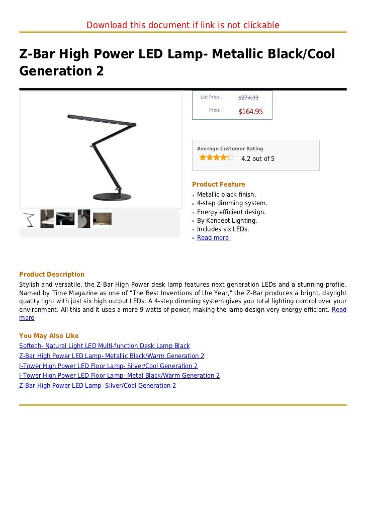 z bar floor lamp