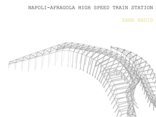 NAPOLI-AFRAGOLA HIGH SPEED TRAIN STATION

                              ZAHA HADID
 