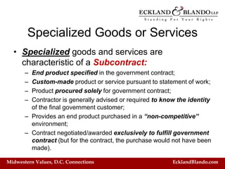 Z Subcontracting and Flow Down Clauses What's In Your Contract | PDF
