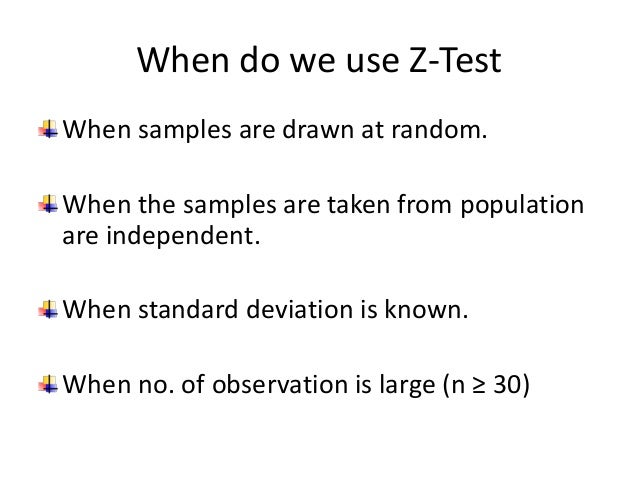 Z Test With Examples
