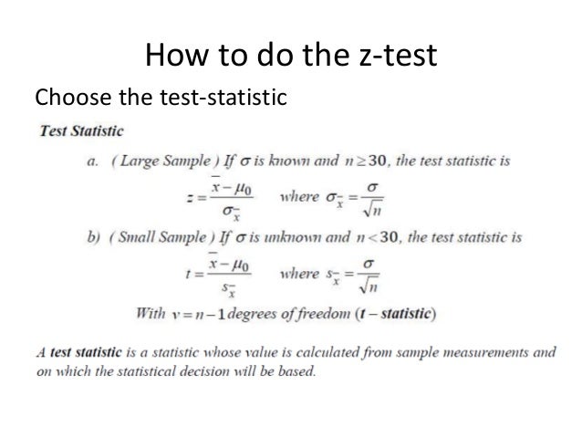 how to do az test