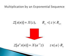 Z transform | PPT