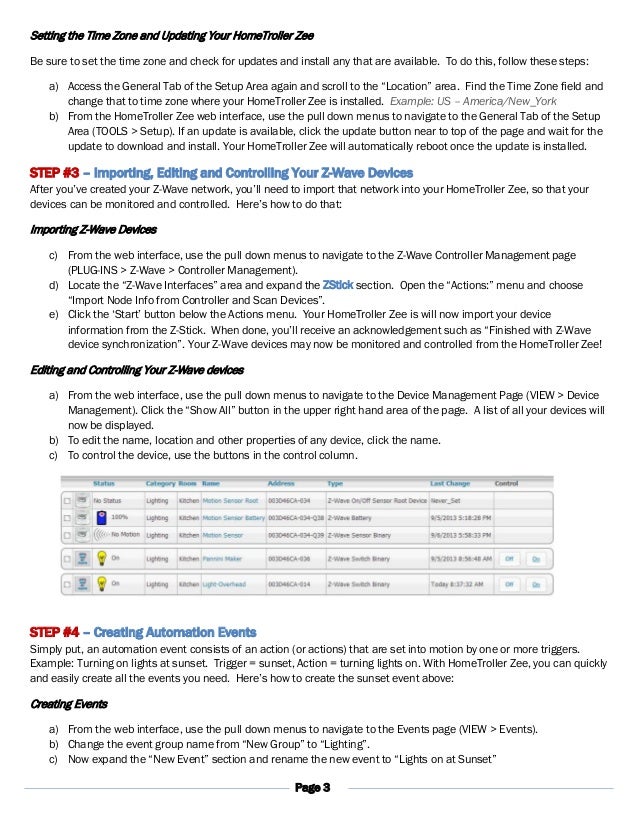 Z wave controller homeseer manual