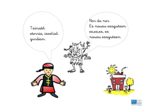 Nor da nor
Ez nauzu ezagutzen
ez,ez,ez, ez
nauzu ezagutzen
Txinatik
etorria, izozkiak
gurdian.
 