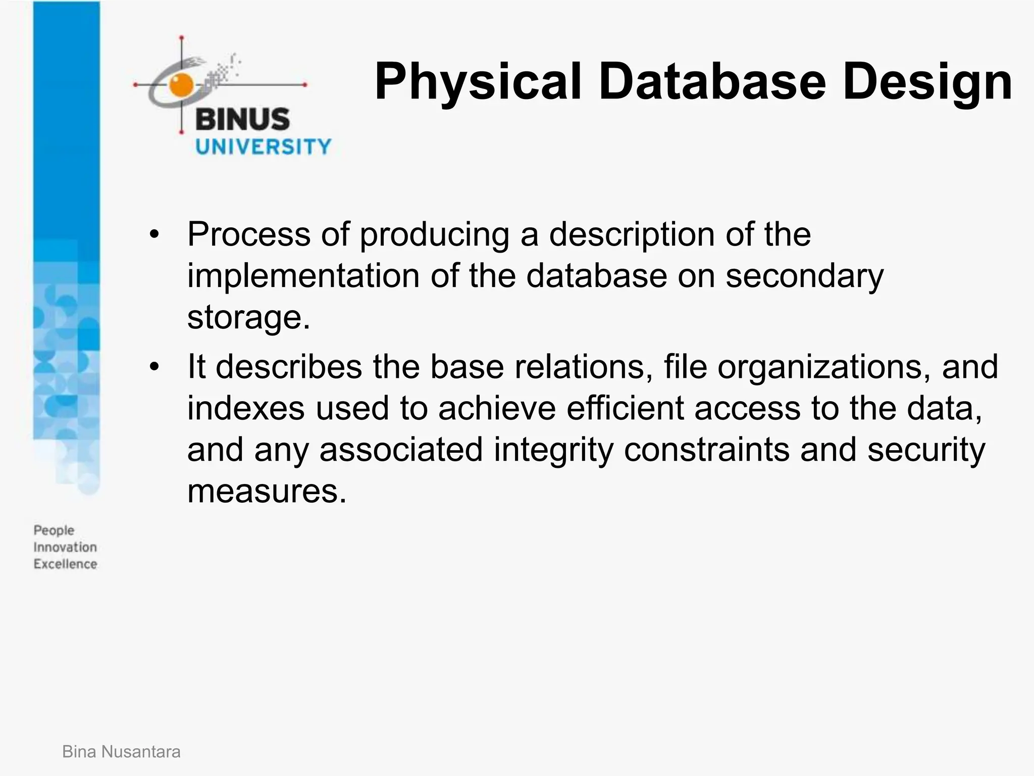 Z02410000120154009session 15 16 physical database design pptx