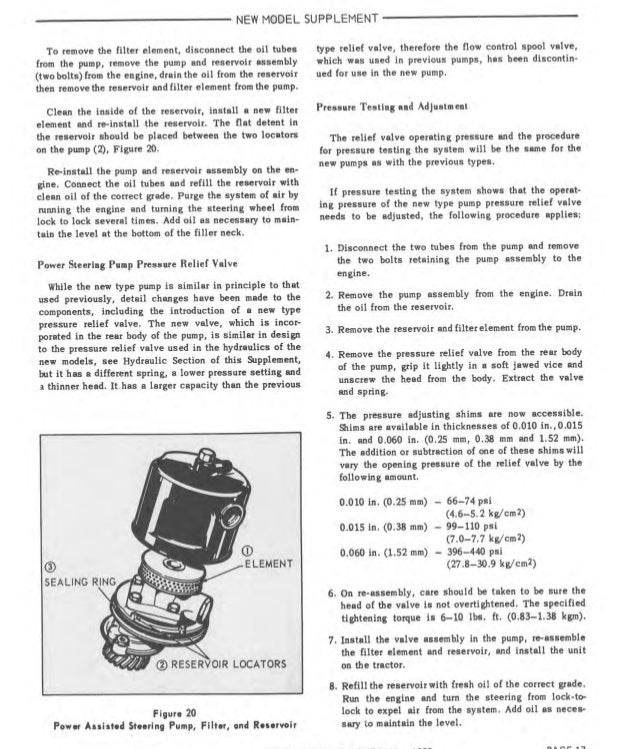 1967 ford 3000 tractor service repair manual
