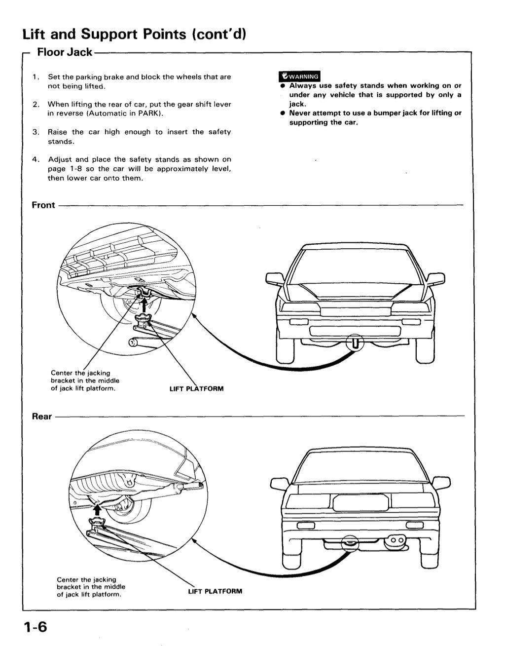 1989 Honda Accord Service Repair Manual
