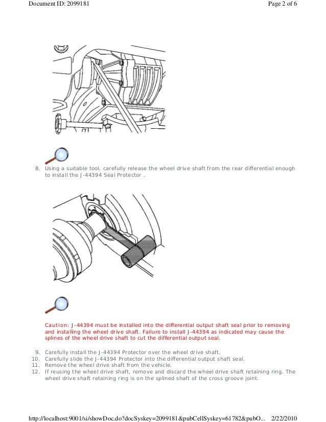 Gm Shaft Seal Protector Installer Tool prettywater