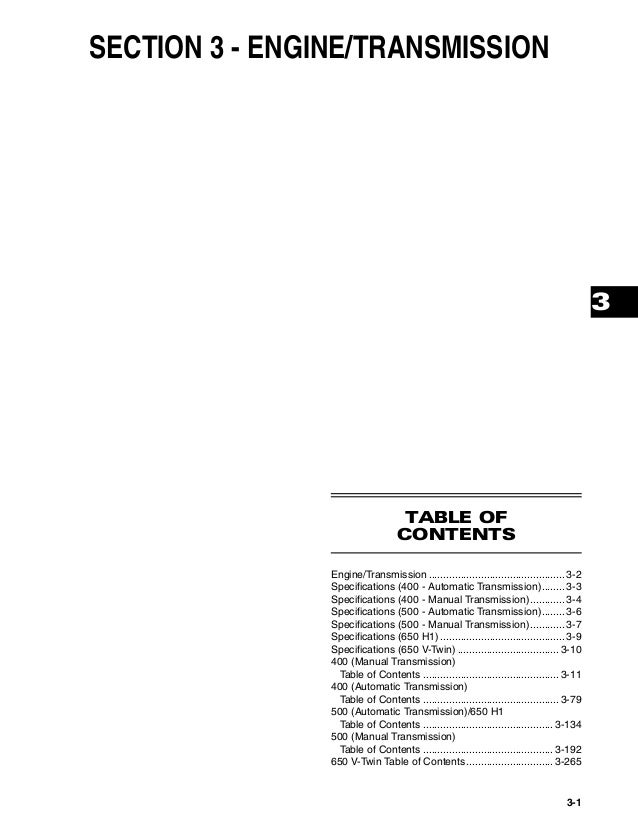 99 Arctic Cat 500 4x4 Service Manual 99 Arctic Cat 500 4x4 Service Manual
