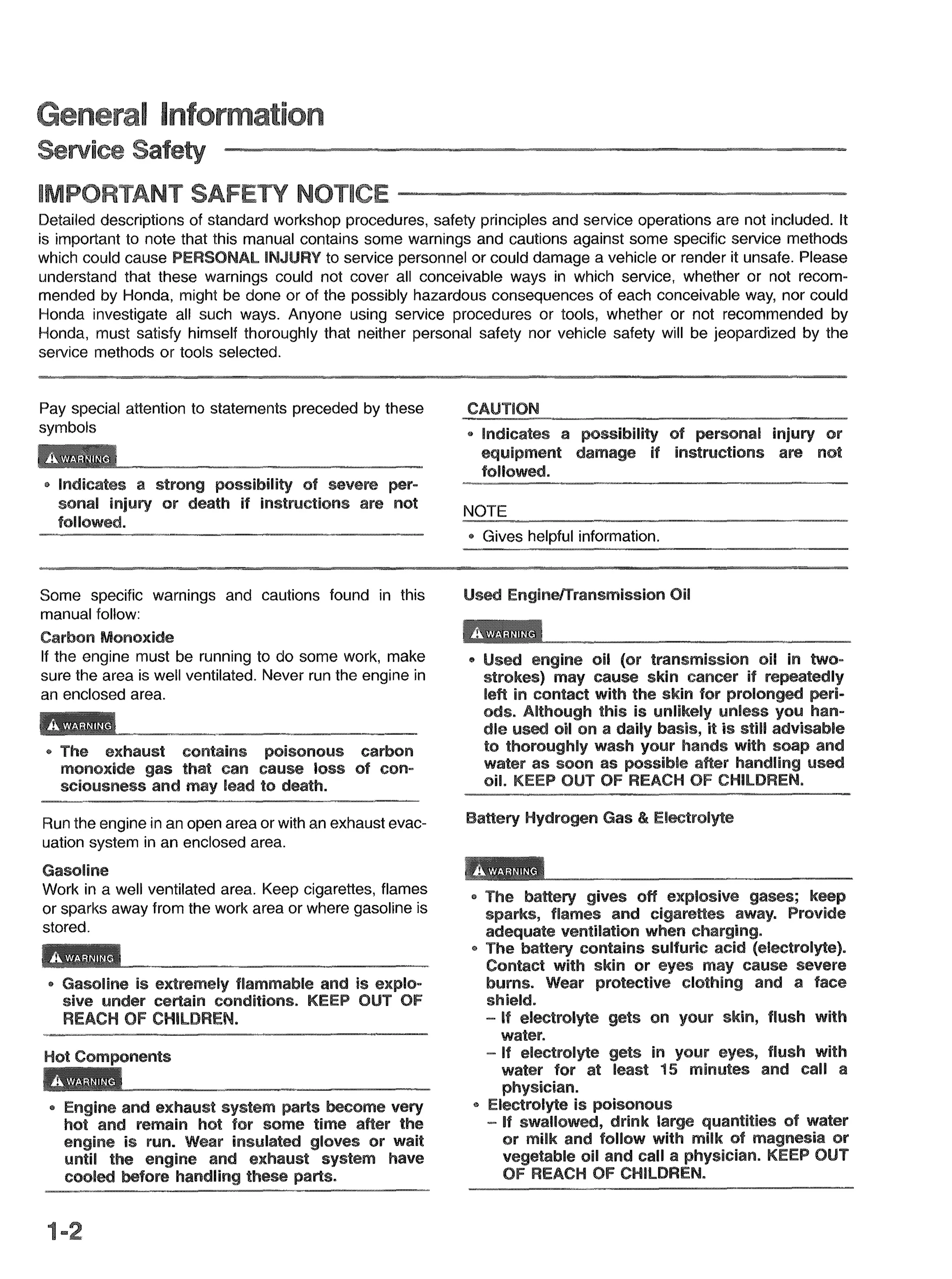 1994 Honda Goldwing GL1500 Service Repair Manual | PDF
