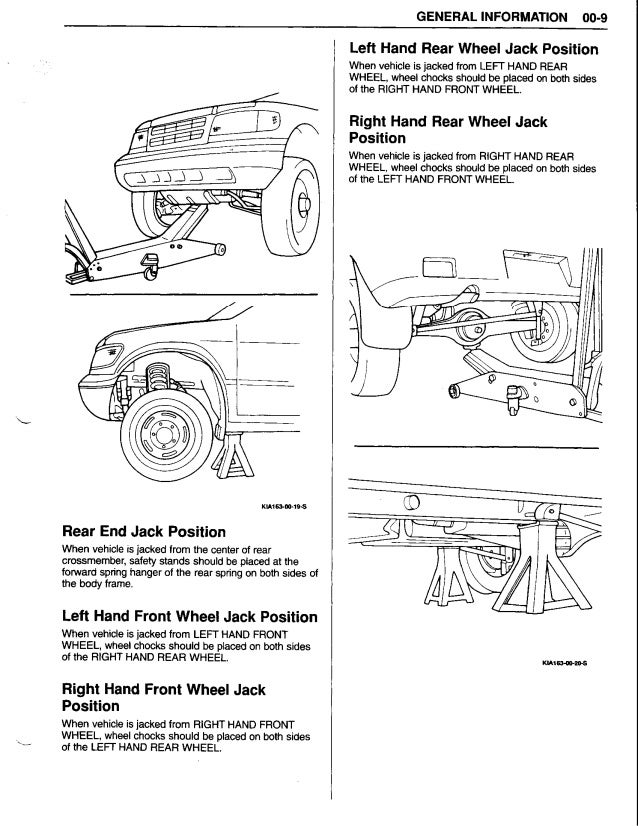 1998 Kia Sportage Service Repair Manual