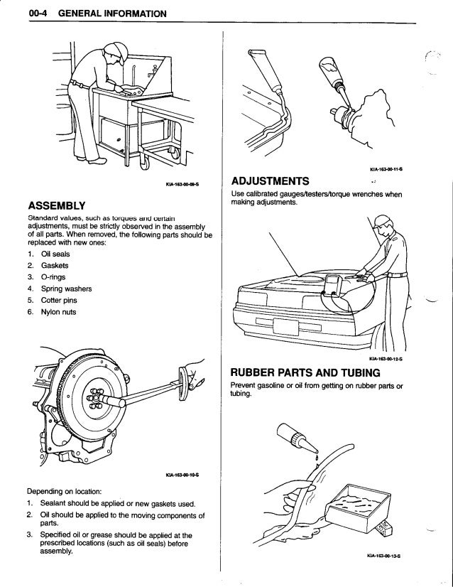 1998 Kia Sportage Service Repair Manual