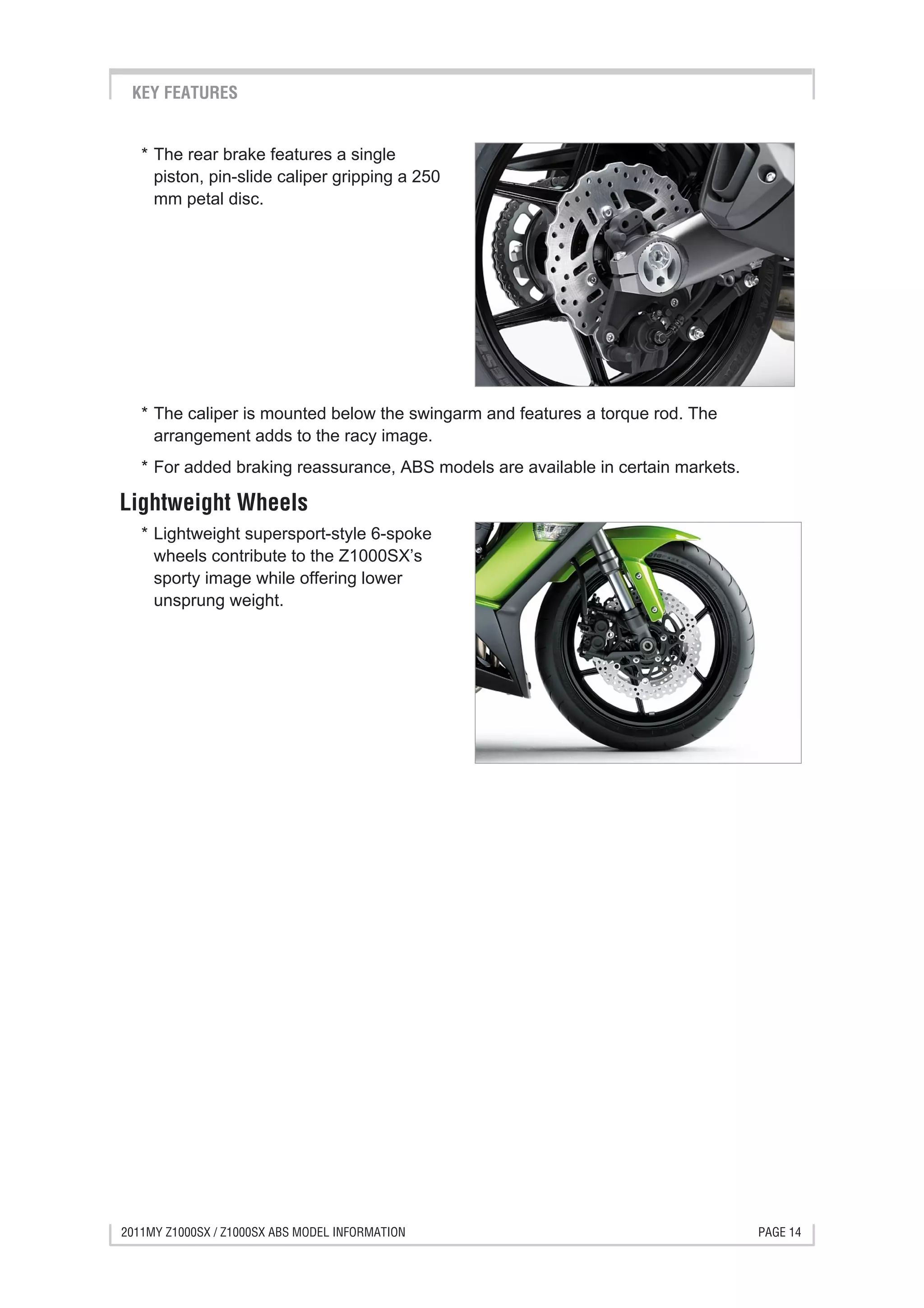 2011 Kawasaki Z1000SX | PDF