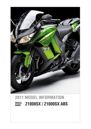 2011 Kawasaki Z1000SX | PDF