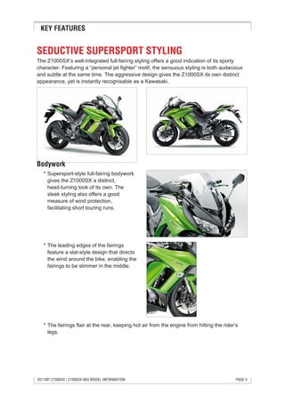 Nnja1000 (Z1000SX) 2011 サービスマニュアル Service Manual Kawasaki 2011 Z1000SX Repair
