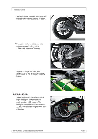 2011 Kawasaki Z1000SX | PDF