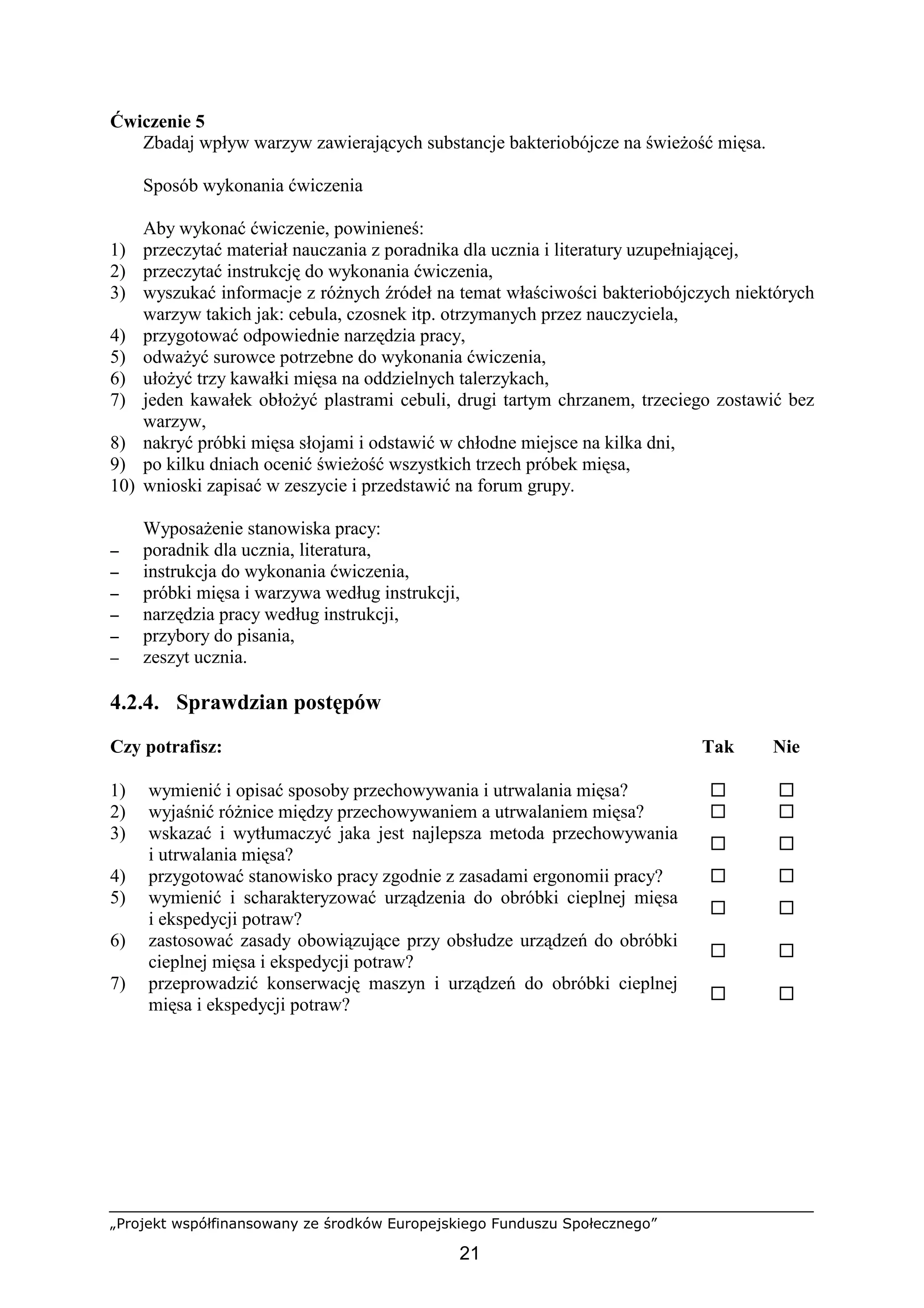 Sporządzanie podstawowego asortymenty potraw i półproduktów z mięsa